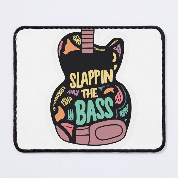 Item preview, Funky Graffiti Bass Guitar - 'Slappin' the Bass' designed and sold by NiftyWrx.