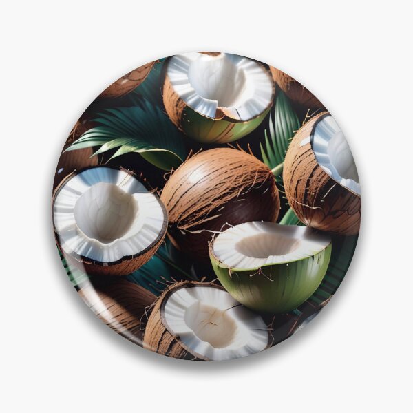 Artikelvorschau, Delicious Tropical Coconut Pattern entworfen und verkauft von TheArtOfPat.