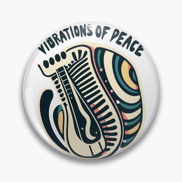 Item preview, Vibrations of Peace - Abstract Zither Sound Waves Art designed and sold by NiftyWrx.