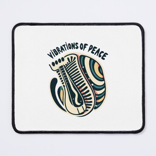 Item preview, Vibrations of Peace - Abstract Zither Sound Waves Art designed and sold by NiftyWrx.