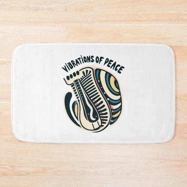 Item preview, Vibrations of Peace - Abstract Zither Sound Waves Art designed and sold by NiftyWrx.