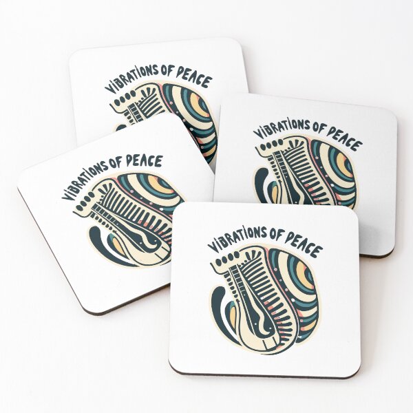 Item preview, Vibrations of Peace - Abstract Zither Sound Waves Art designed and sold by NiftyWrx.