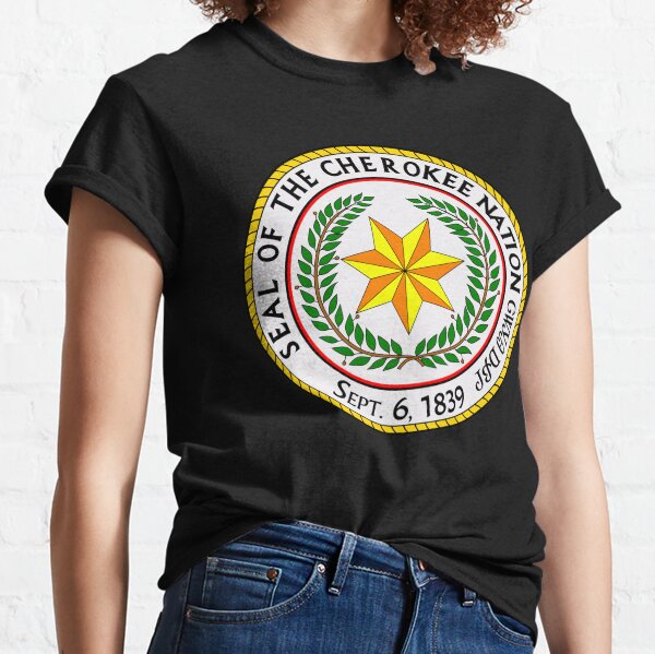  Indian Cherokee Braves Cherokee T-Shirt : Clothing, Shoes &  Jewelry