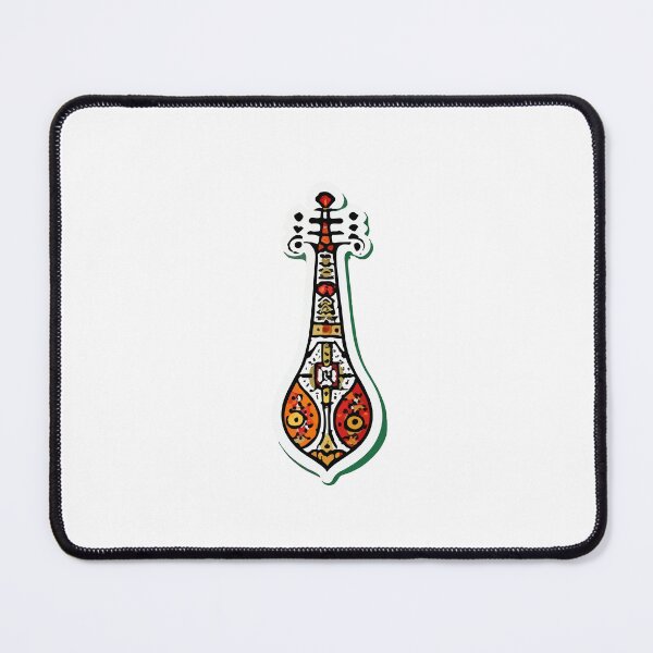 Item preview, Delicate Sitar with Indian Patterns designed and sold by NiftyWrx.
