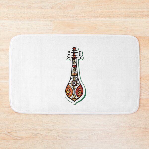 Item preview, Delicate Sitar with Indian Patterns designed and sold by NiftyWrx.