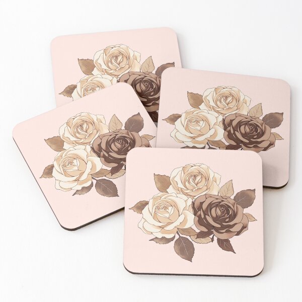 Item preview, Beige and Brown Roses designed and sold by OPSakura.