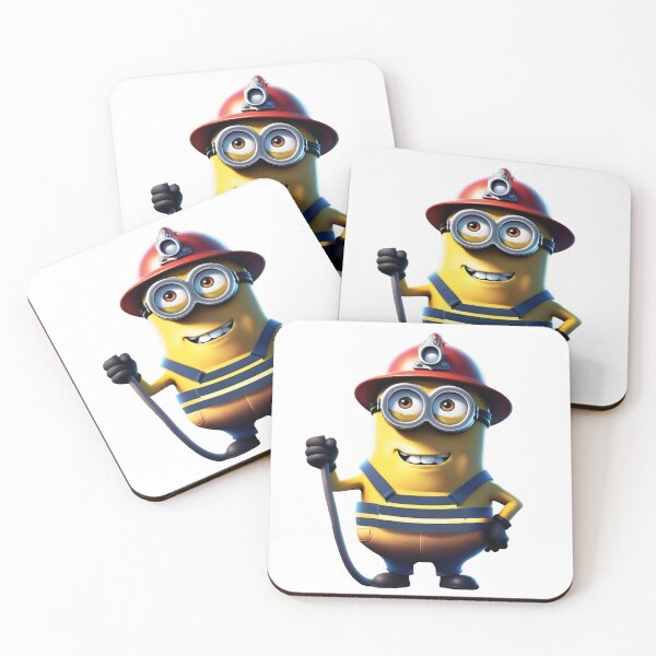 Item preview, Minion Fireman designed and sold by pocketsocks.