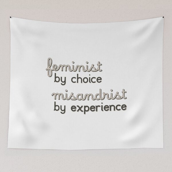 Item preview, Feminist by choice Misandrist by experience 2.0 designed and sold by BabblingBimbo.