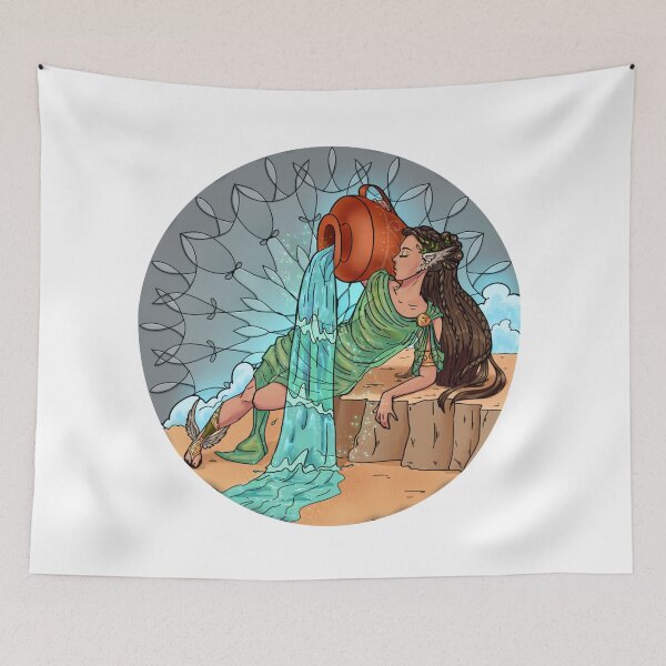 Item preview, Aquarius Zodiac designed and sold by Lovelyjoy22.