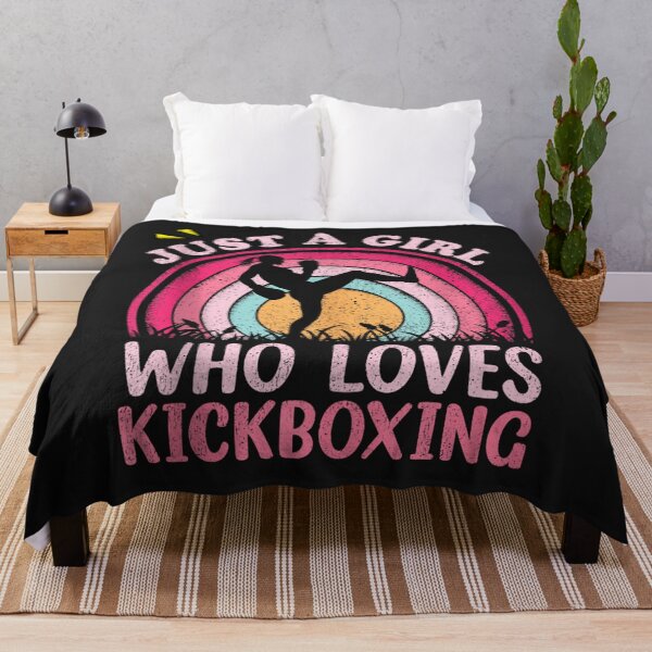 Item preview, Just A Girl Who Loves Kickboxing designed and sold by skeastore.