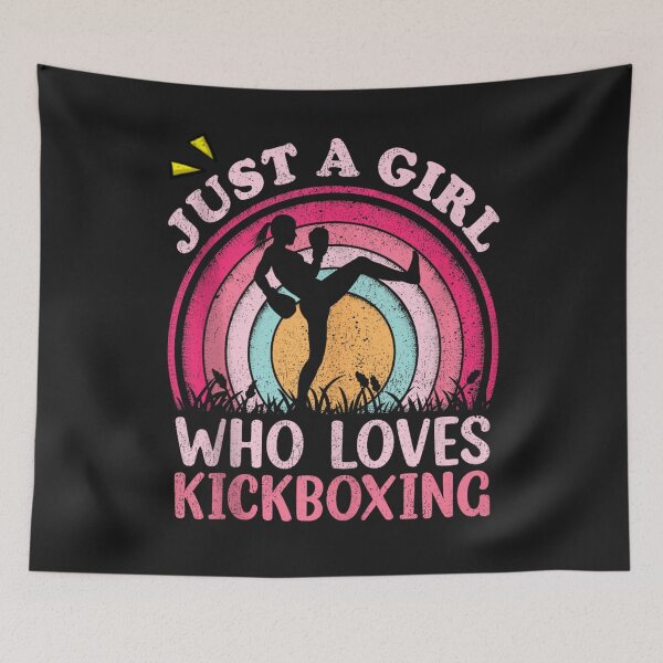 Item preview, Just A Girl Who Loves Kickboxing designed and sold by skeastore.