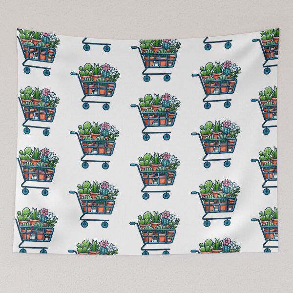 Item preview, Succulent Shopping Cart designed and sold by jennysselling.