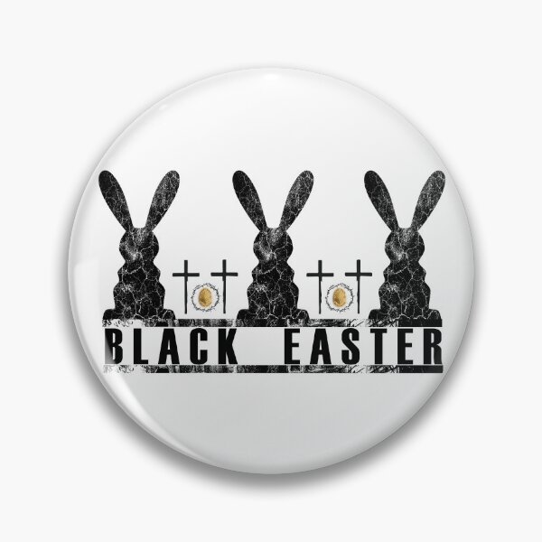 Item preview, Happy Black Easter  Egg and Black Bunny  designed and sold by XTSTUDIOART.