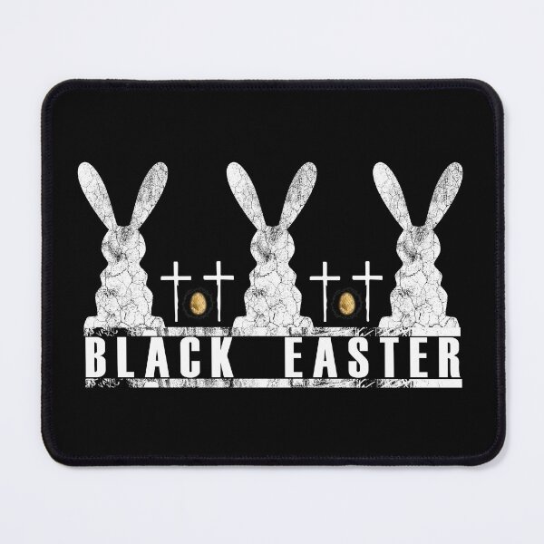 Item preview, Happy Black Easter Egg and Black Bunny designed and sold by XTSTUDIOART.