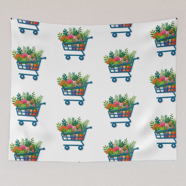 Item preview, Succulent Shopping Cart designed and sold by jennysselling.