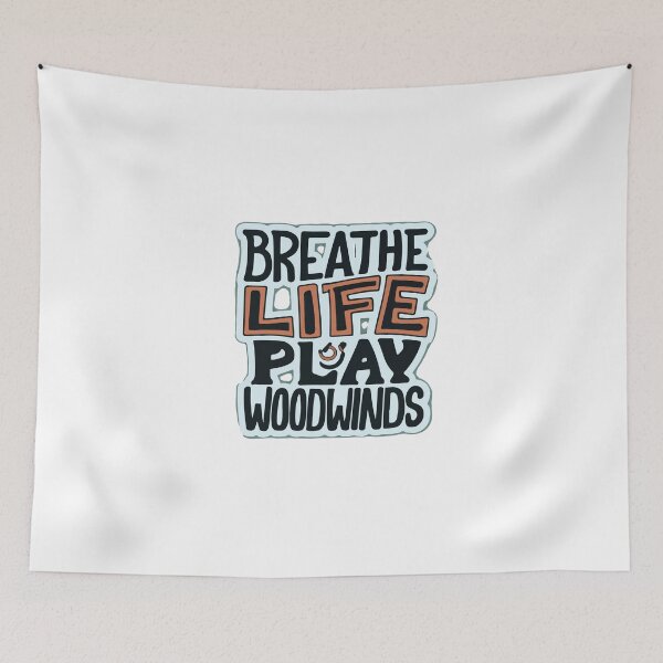 Item preview, Breathe Life, Play Woodwinds - Woodwind Instrument Conga Line designed and sold by NiftyWrx.