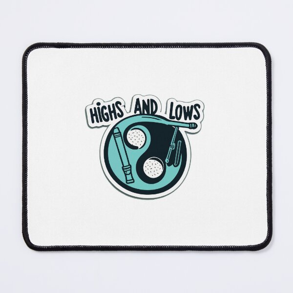 Item preview, Highs and Lows - Bass Flute & Piccolo Yin Yang Design designed and sold by NiftyWrx.
