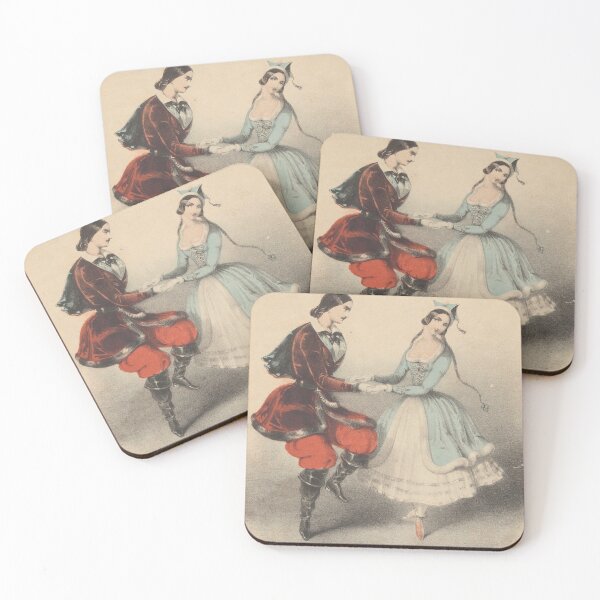 Item preview, Jules Perrot and Carlotta Grisi dancing the polka designed and sold by Designsbyshoshi.
