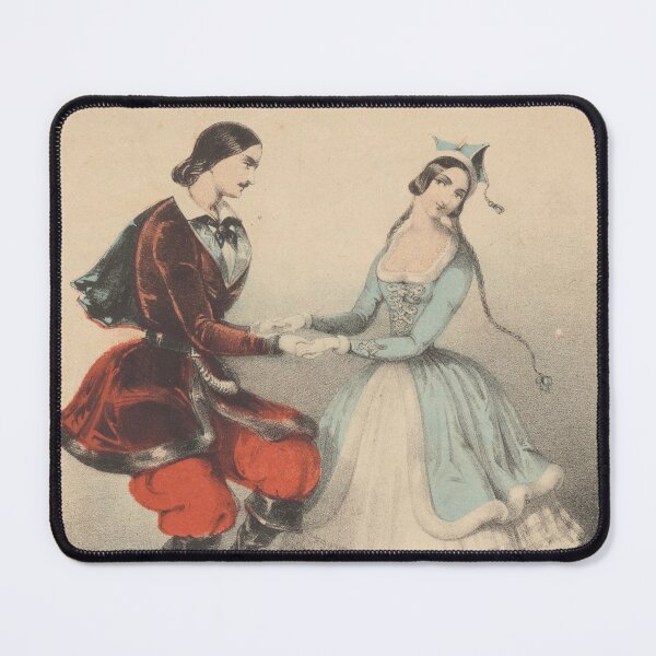 Item preview, Jules Perrot and Carlotta Grisi dancing the polka designed and sold by Designsbyshoshi.