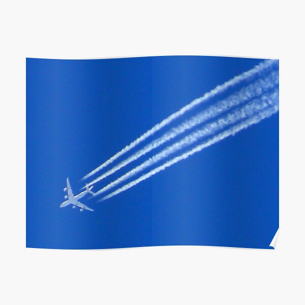 With Vapour-trails Poster