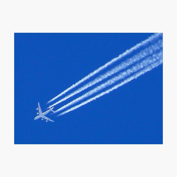 With Vapour-trails Photographic Print