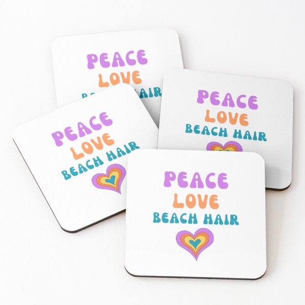 Item preview, Peace Love Beach Hair designed and sold by SunSamsStyle.