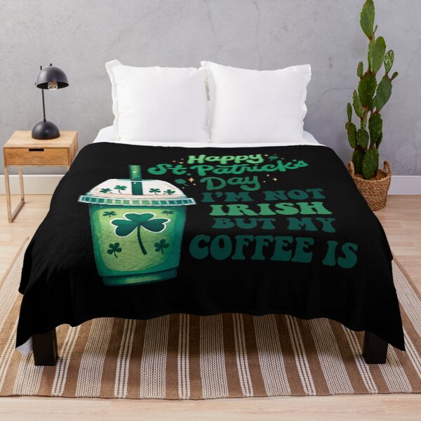 Item preview, Irish coffee- Bear with clover leaves and a coffee for St. Patrick's Day designed and sold by mndesignworx.
