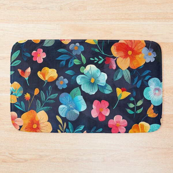 Item preview, Colorful flower pattern designed and sold by FlowersColorful.
