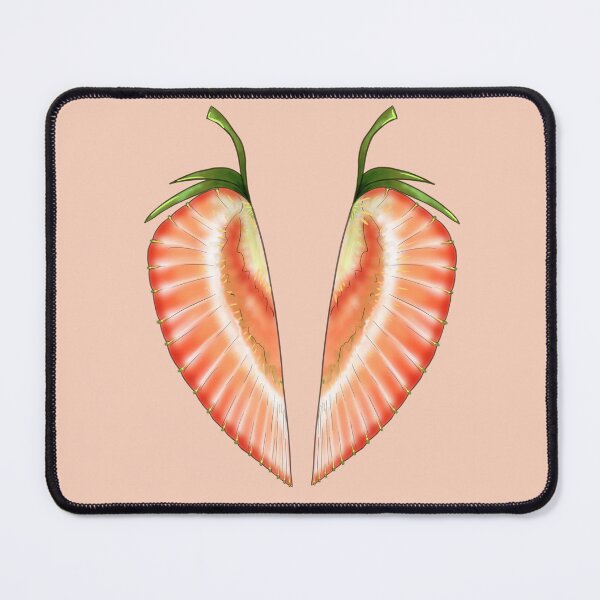 Item preview, Strawberry Halves designed and sold by fibbunny.