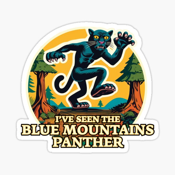 Blue Mountains Panther Sticker