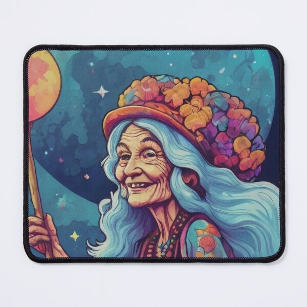 Item preview, Fungi Hippie Flower Grandma designed and sold by Random Designs.