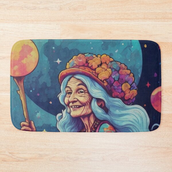 Item preview, Fungi Hippie Flower Grandma designed and sold by Random Designs.