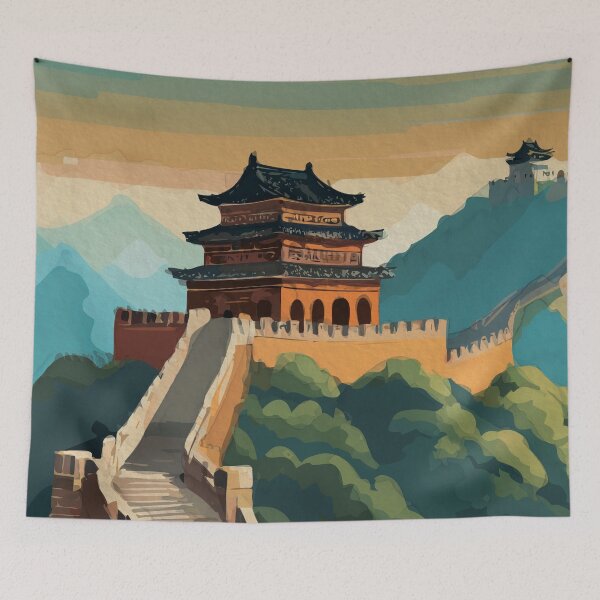 Artikelvorschau, Große Mauer Chinas Antike Landschaft entworfen und verkauft von TheJoeyStudio.