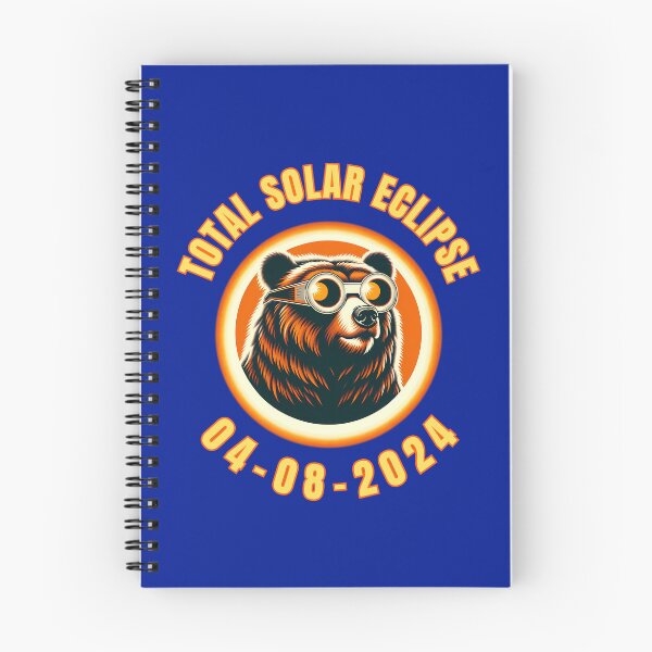 Item preview, Bear Wearing Solar Eclipse Glasses  designed and sold by WoodburyLake.