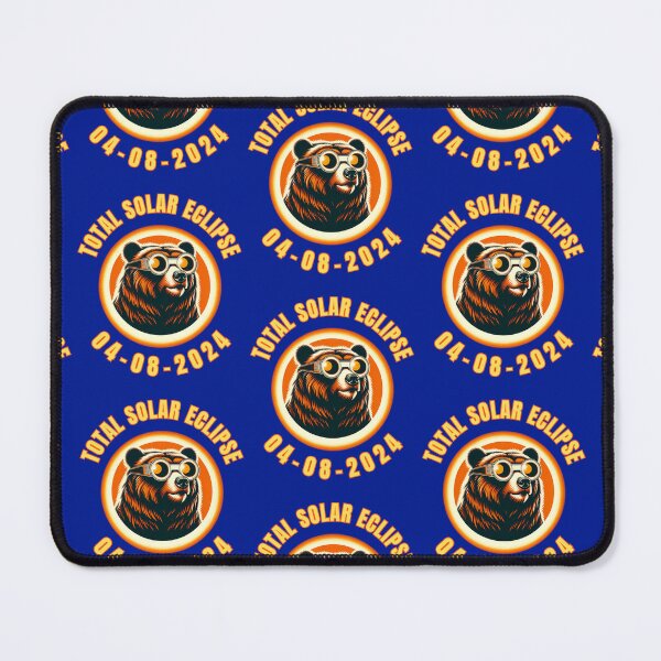 Item preview, Bear Wearing Solar Eclipse Glasses  designed and sold by WoodburyLake.