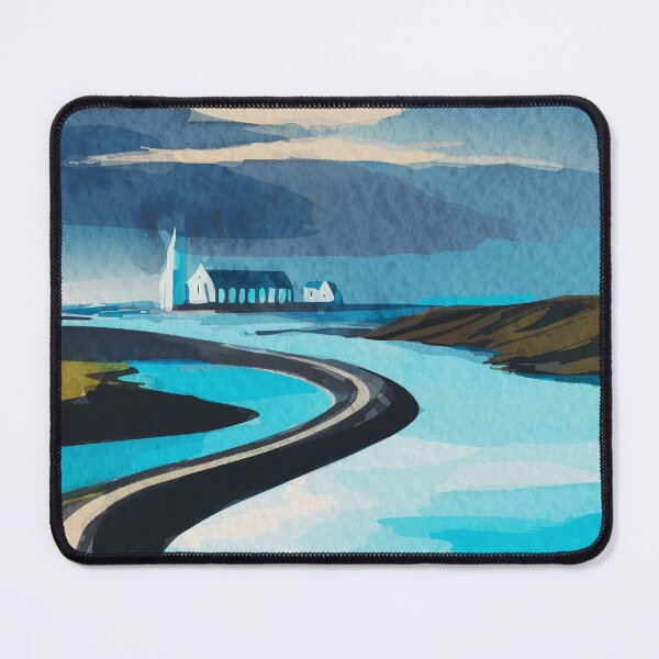 Item preview, Iceland Blue Lagoon Landscape designed and sold by TheJoeyStudio.