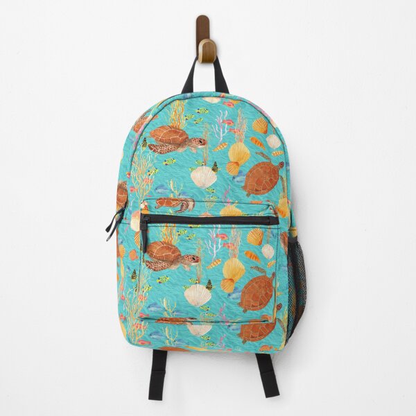 Item preview, Marine Wonderland - turtles, fish, turquoise SM designed and sold by SCdesignqld.