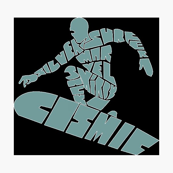 Item preview, The SilverSurfer Cosmic Herald designed and sold by MickeySteffen.