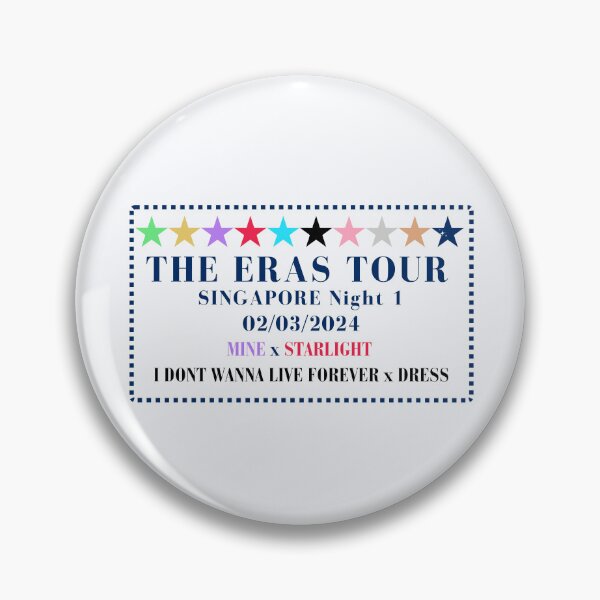 Item preview, Singapore Night 1 - Eras - Surprise Songs designed and sold by LisaMichelleArt.