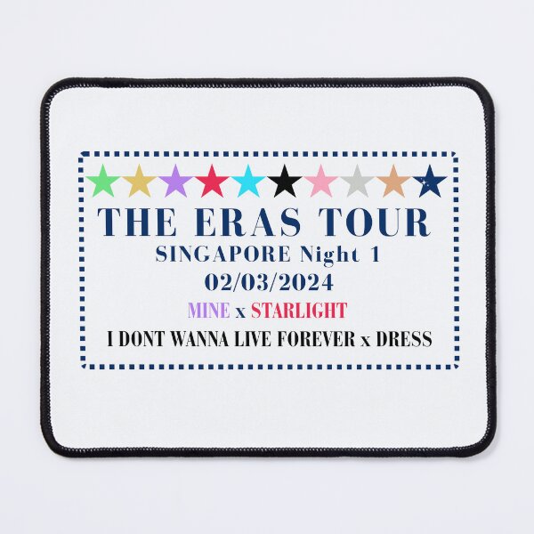 Item preview, Singapore Night 1 - Eras - Surprise Songs designed and sold by LisaMichelleArt.