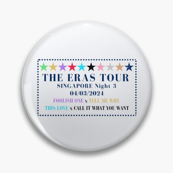 Item preview, Singapore Night 3 - Eras - Surprise Songs designed and sold by LisaMichelleArt.