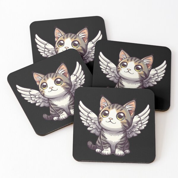 Item preview, Kawaii Tabby Cat Angel designed and sold by Metin Ozer.