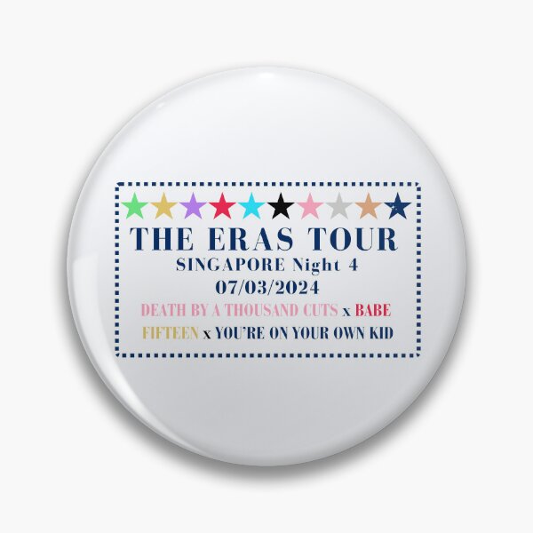 Item preview, Singapore Night 4 - Eras - Surprise Songs designed and sold by LisaMichelleArt.