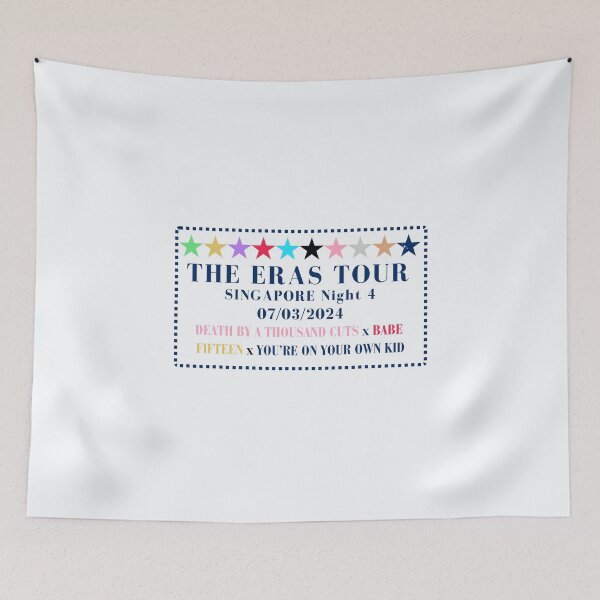 Item preview, Singapore Night 4 - Eras - Surprise Songs designed and sold by LisaMichelleArt.