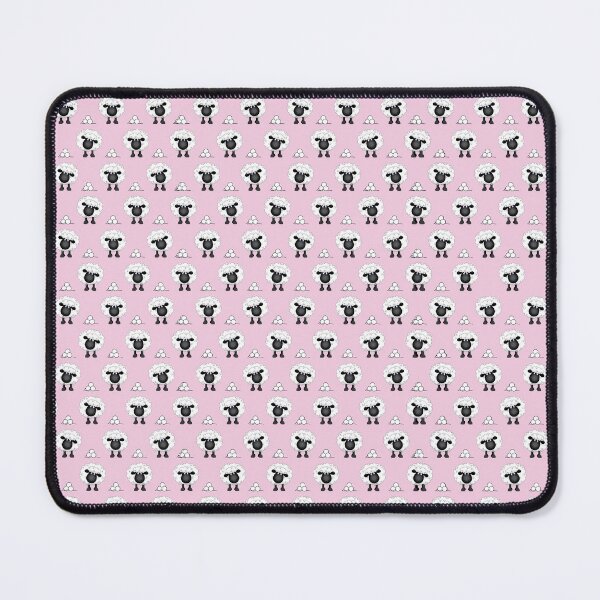 Item preview, Sheep Pattern Pink Background designed and sold by Running-Duck.