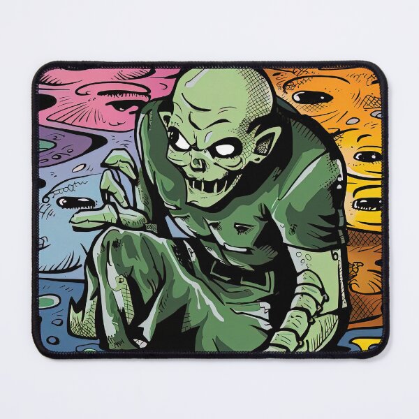 Item preview, Green Ghoul in Pool of Colorful Slime designed and sold by SpookshowDesign.