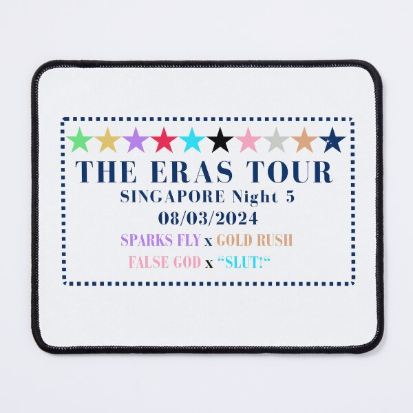 Item preview, Singapore Night 5 - Eras - Surprise Songs designed and sold by LisaMichelleArt.