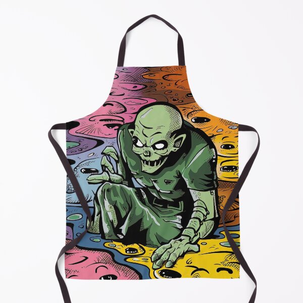 Artikelvorschau, Grüner Ghul im Pool aus buntem Schleim entworfen und verkauft von SpookshowDesign.