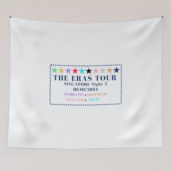 Item preview, Singapore Night 5 - Eras - Surprise Songs designed and sold by LisaMichelleArt.