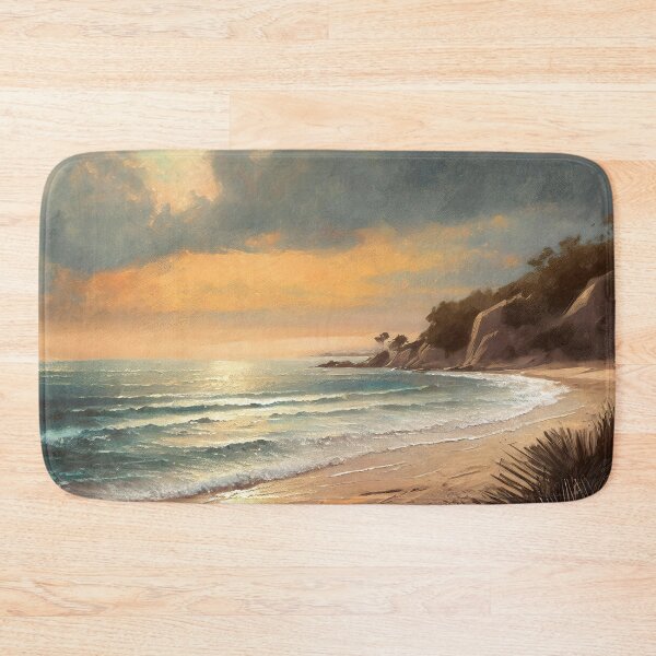 Item preview, Sunset Ocean Beach Landscape designed and sold by CampfireCove.
